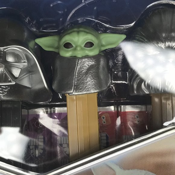 PEZ Disney 100 Star Wars Complete Set of 4 Characters One Tin Darth Vader Grogu - Picture 2 of 10